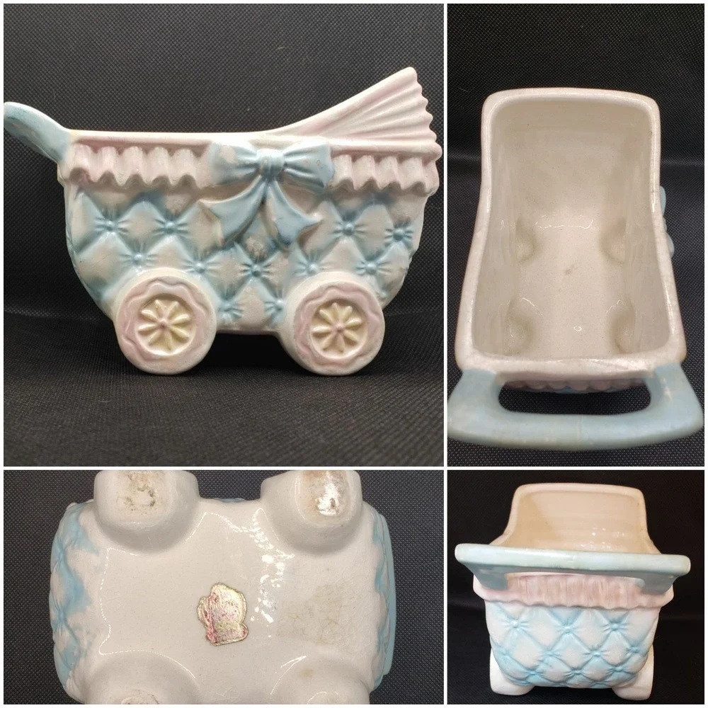Vintage Reubens Baby Carriage planter